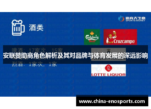 安联赞助商角色解析及其对品牌与体育发展的深远影响